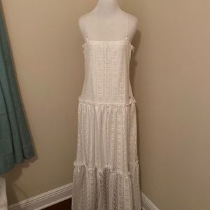 White lace Maxi dress